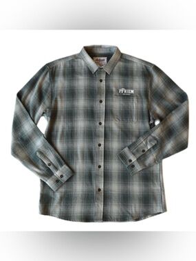 Pfriem Brewery Mens Forest Button Down Flannel Shirt New With Tags Size Large